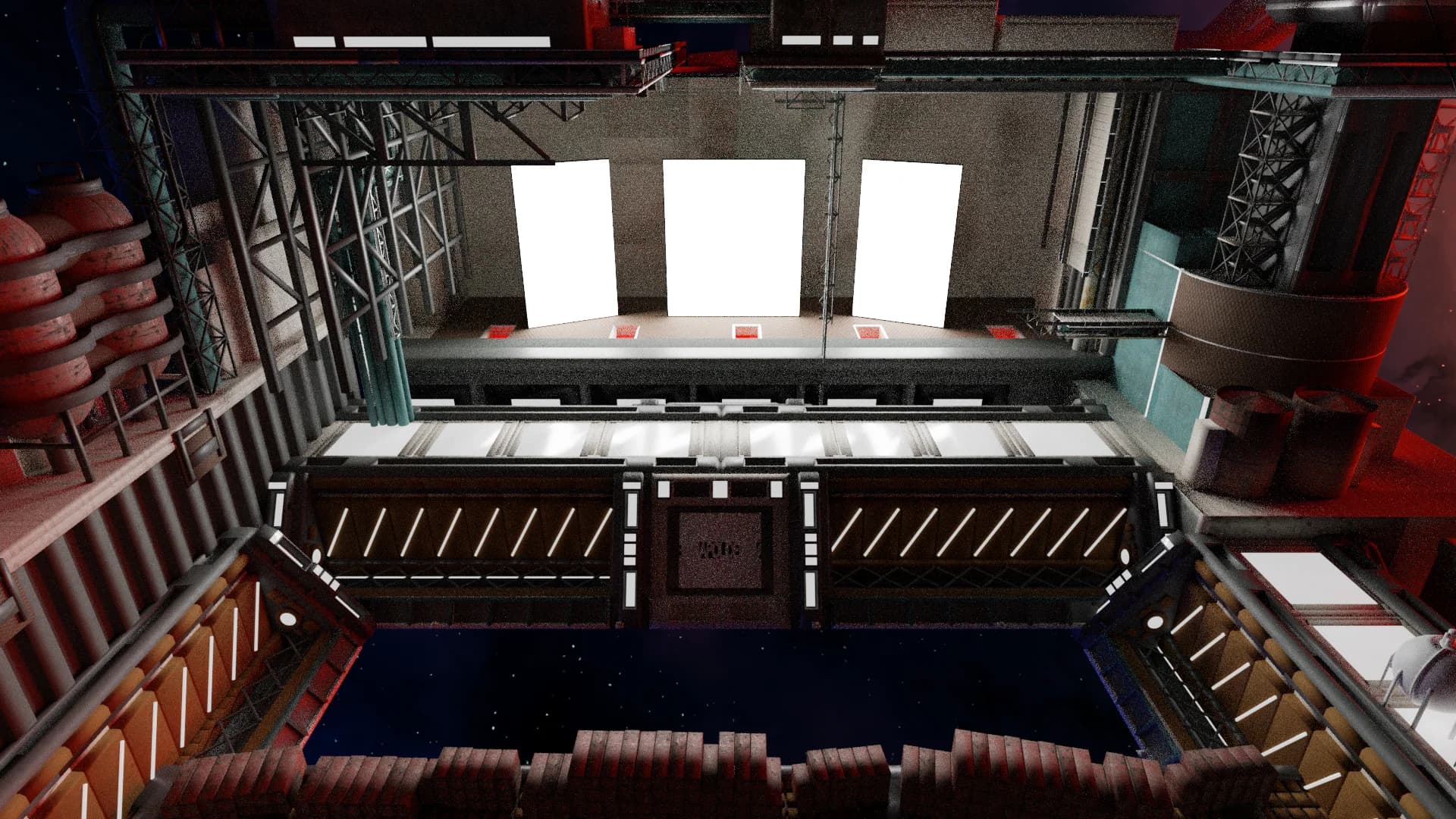 Apolide Festival: the virtual stage seen from above