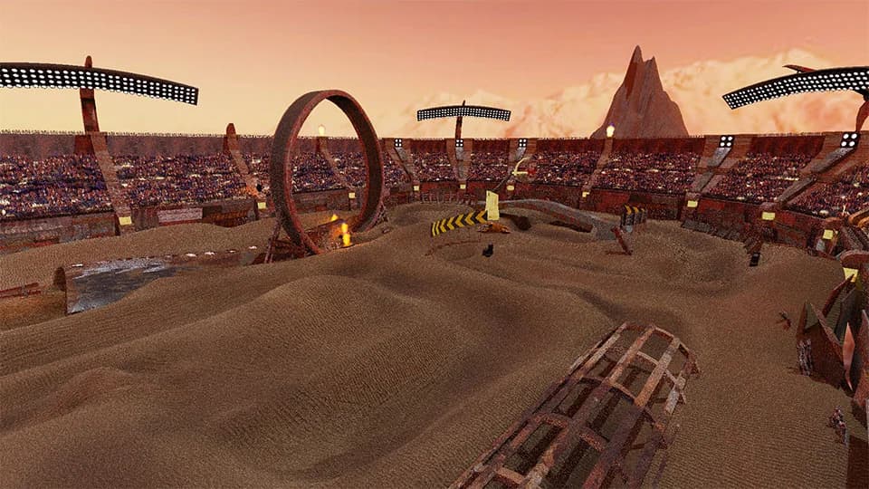 Render: the desert arena behind the Coachella set