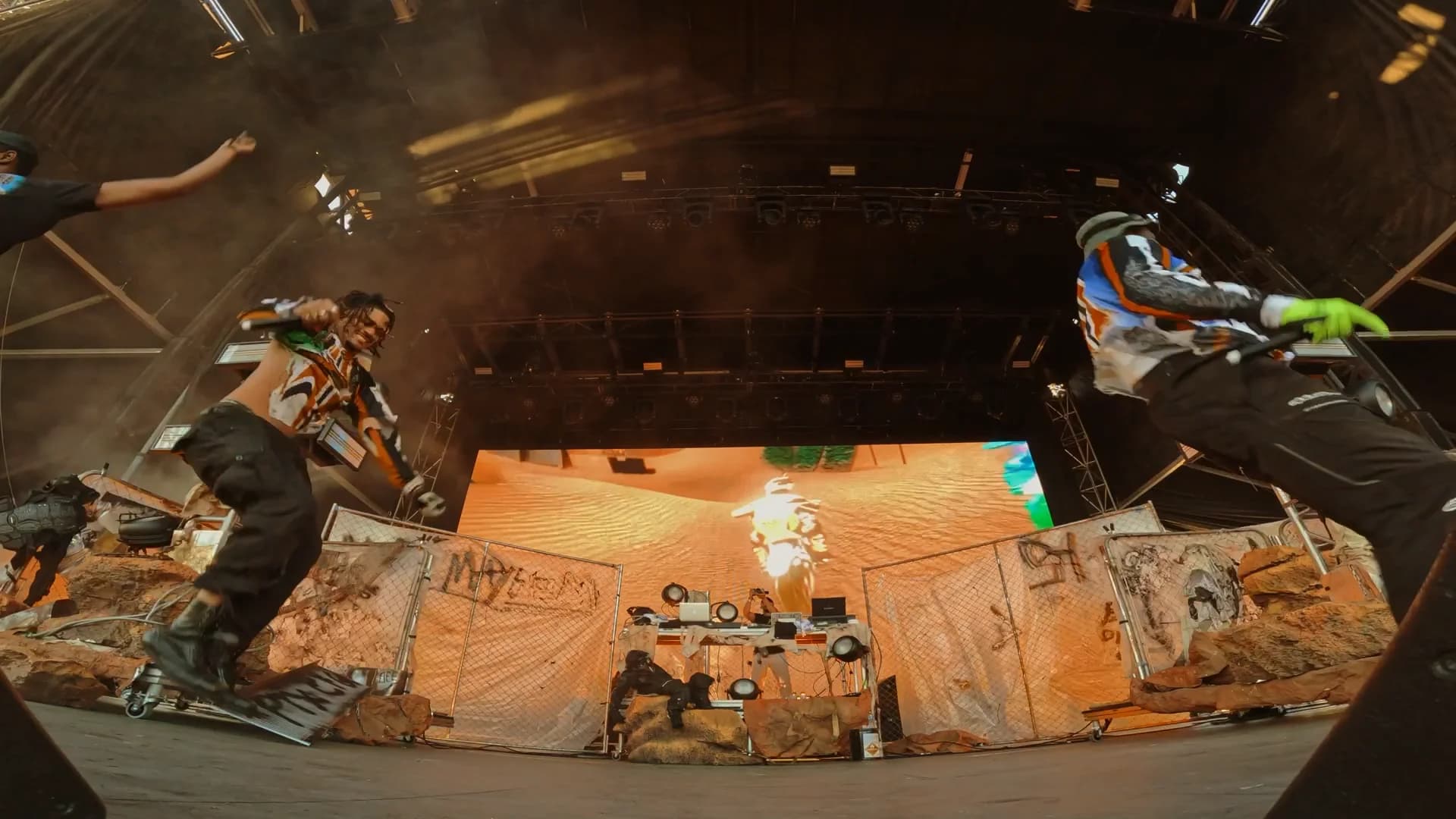 Coachella 2024: the visuals on the stage screen